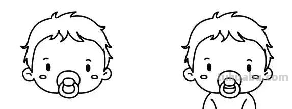 简笔画︱2分钟人物简单画法，再次温暖你！建议先收藏！