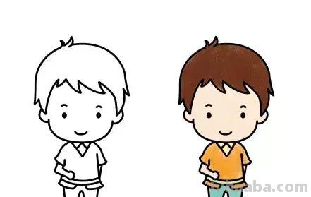 简笔画︱2分钟人物简单画法，再次温暖你！建议先收藏！