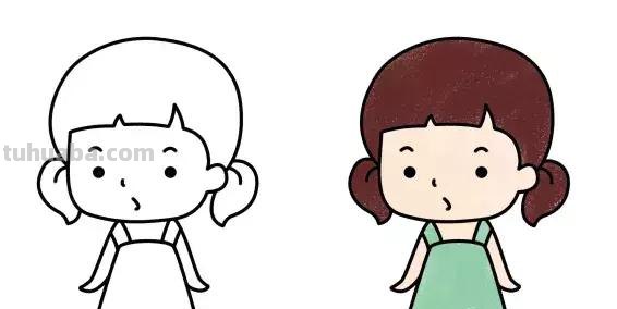 简笔画︱2分钟人物简单画法，再次温暖你！建议先收藏！