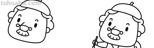 简笔画︱2分钟人物简单画法，再次温暖你！建议先收藏！