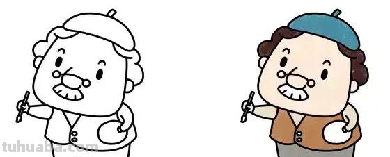 简笔画︱2分钟人物简单画法，再次温暖你！建议先收藏！