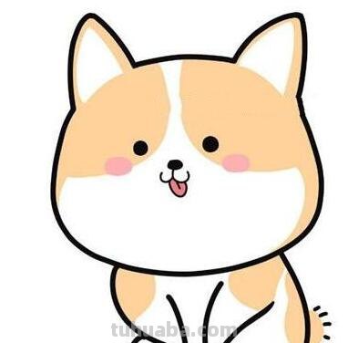 可爱狗狗简笔画素材~需要就转走收藏吧~
