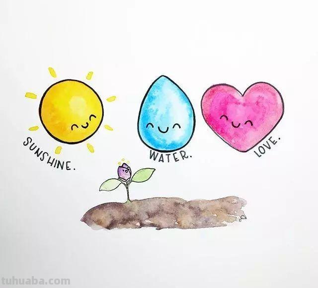 简笔画 - 非常可爱的蔬菜水果简笔画~萌萌哒~快学起来吧！