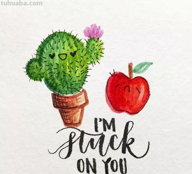 简笔画 - 非常可爱的蔬菜水果简笔画~萌萌哒~快学起来吧！
