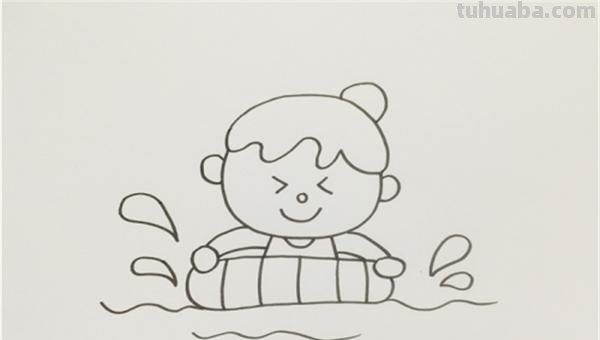 小孩游泳怎么画简笔画(小孩游泳怎么画简笔画好看) 小孩游泳怎么画简笔画(小孩游泳怎么画简笔画好看)