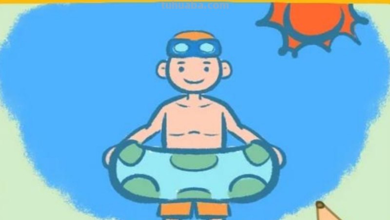小孩游泳怎么画简笔画(小孩游泳怎么画简笔画好看) 小孩游泳怎么画简笔画(小孩游泳怎么画简笔画好看)