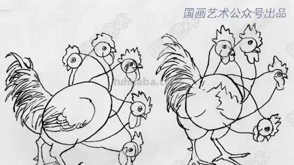如何画好家禽动态简笔画？鸡、鸭基本形状的画法
