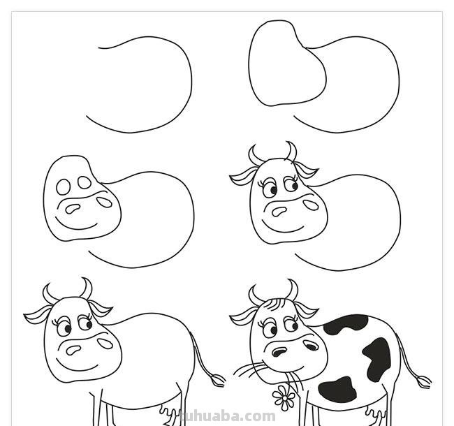 简单易学的小动物简笔画教程~轻松几笔就能搞定哦~
