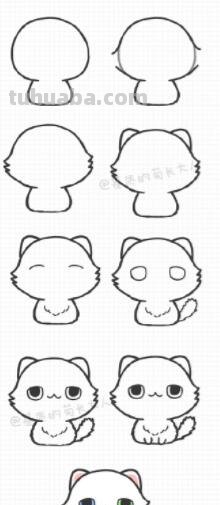 简单易学的小动物简笔画教程~轻松几笔就能搞定哦~