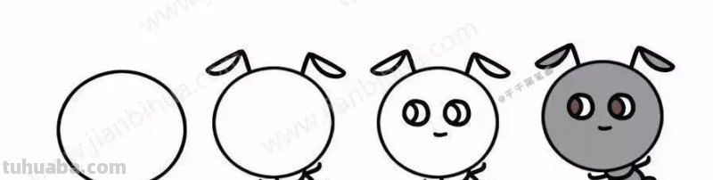 40组超萌的小动物头像简笔画，快来学习吧~
