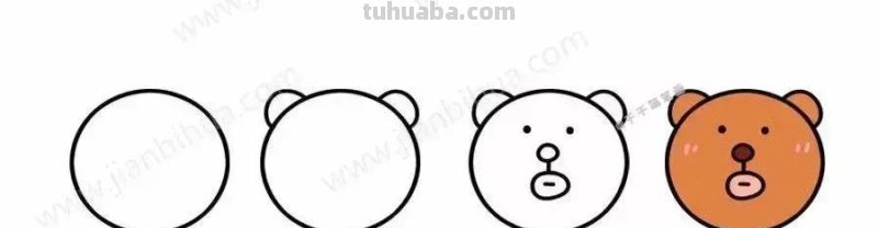 40组超萌的小动物头像简笔画，快来学习吧~