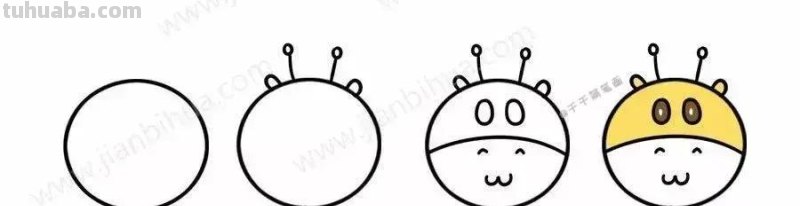 40组超萌的小动物头像简笔画，快来学习吧~