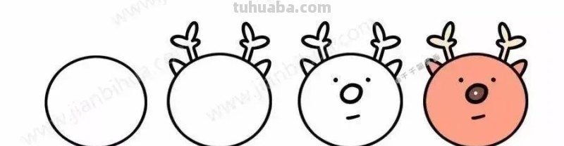 40组超萌的小动物头像简笔画，快来学习吧~