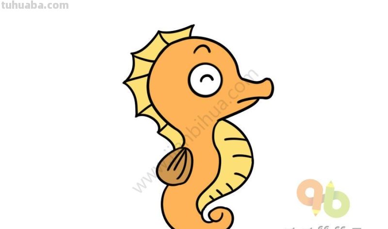 来一波超萌超简单的海洋生物简笔画吧，手绘手帐！