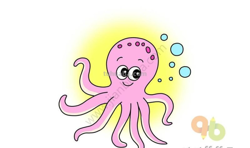 来一波超萌超简单的海洋生物简笔画吧，手绘手帐！