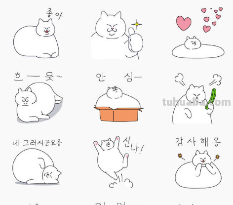 软萌可爱的100种猫咪简笔画，超级实用的素材！（建议收藏）