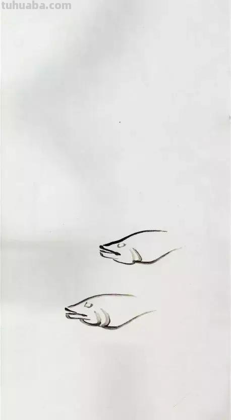 图文教程：国画鱼的写意画法，国画初学者鱼的各种画法步骤详解