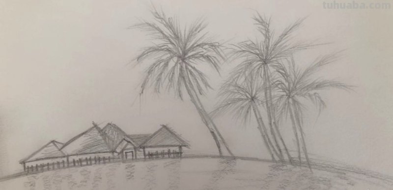 素描彩铅风景怎么画（素描彩铅风景怎么画好看）