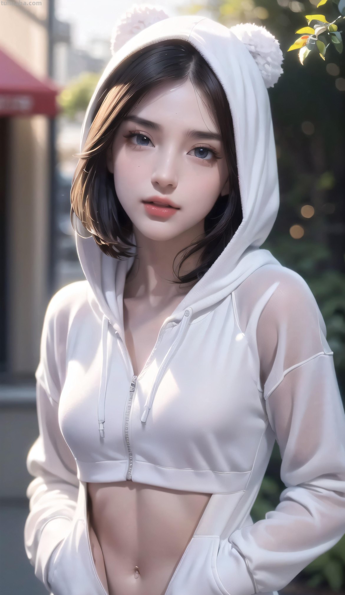 AI绘画 - 单调帽衫