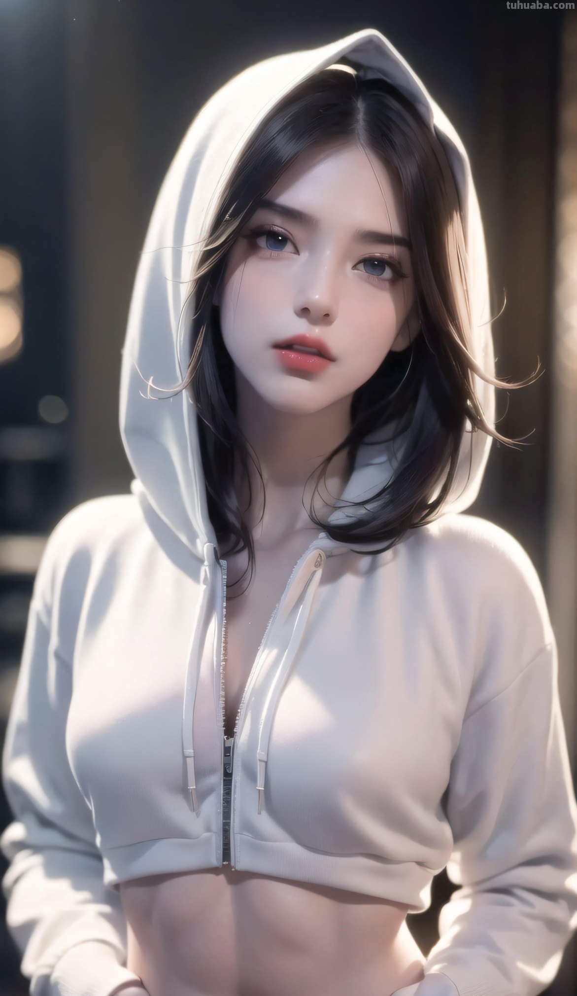 AI绘画 - 单调帽衫