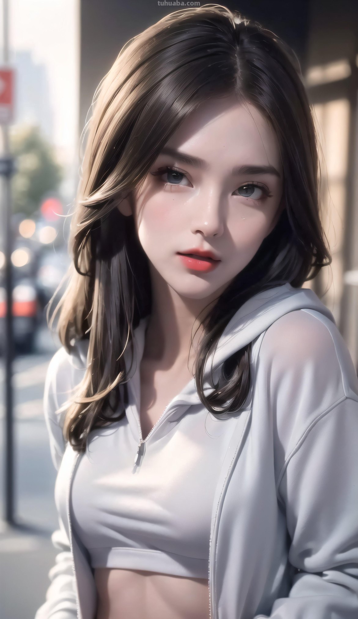 AI绘画 - 单调帽衫