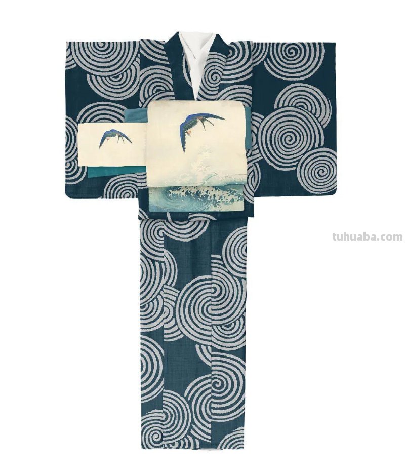 「绘画参考」一组满满夏意的和服参考（服装参考）