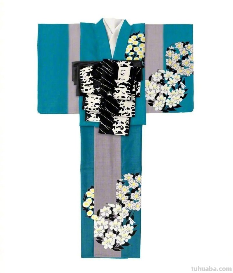 「绘画参考」一组满满夏意的和服参考（服装参考）