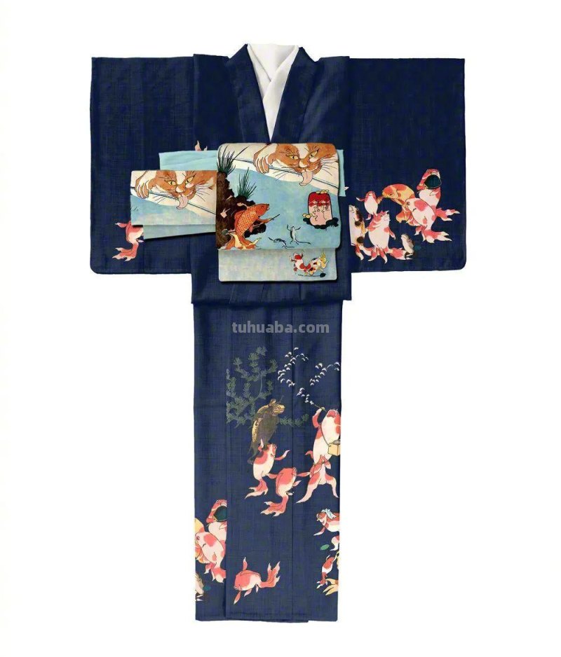 「绘画参考」一组满满夏意的和服参考（服装参考）