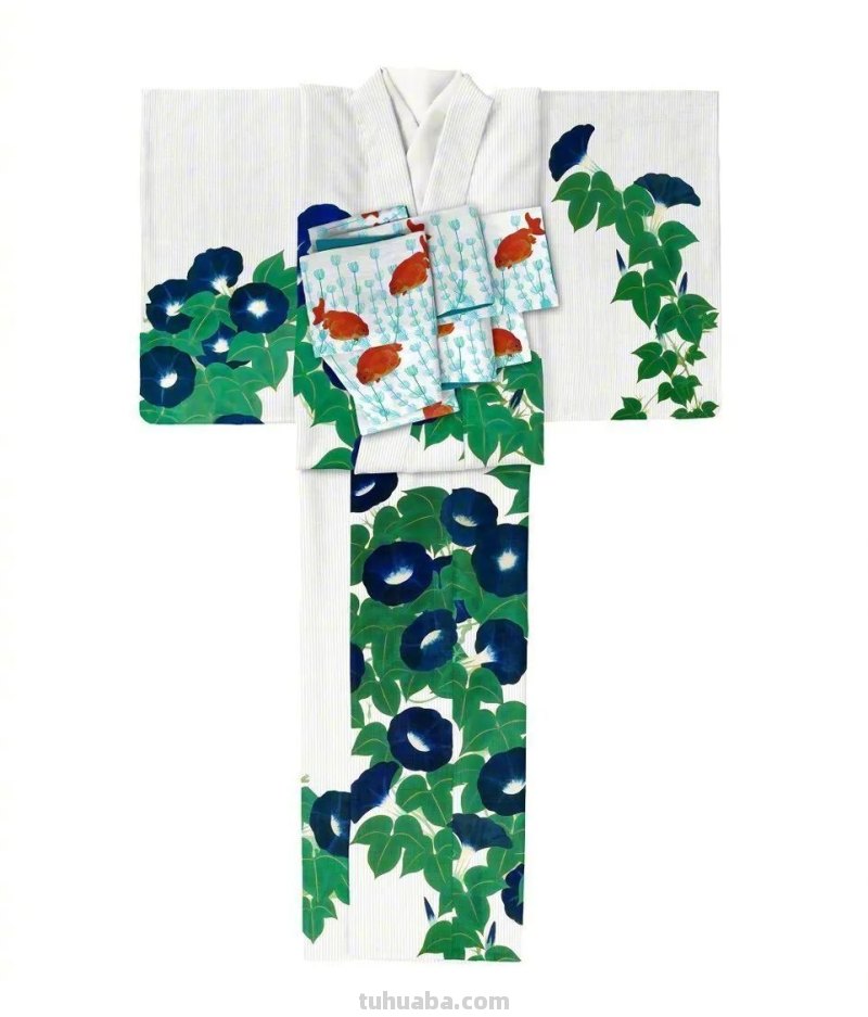 「绘画参考」一组满满夏意的和服参考（服装参考）