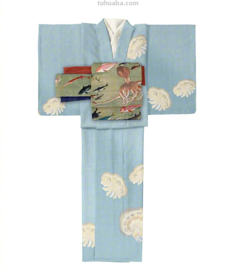 「绘画参考」一组满满夏意的和服参考（服装参考）