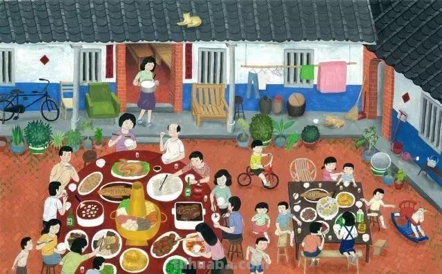 浓郁的生活气息插画，让人泪奔，生活小细节，往往是最打动人心