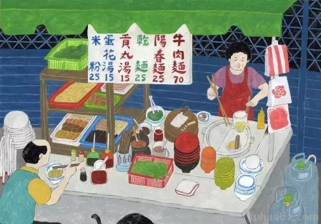 浓郁的生活气息插画，让人泪奔，生活小细节，往往是最打动人心