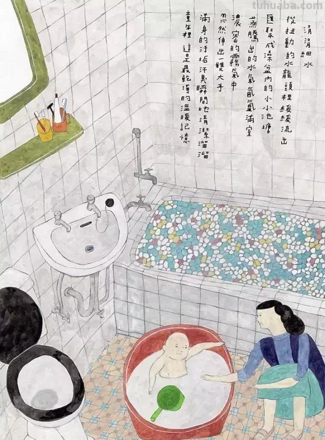 浓郁的生活气息插画，让人泪奔，生活小细节，往往是最打动人心