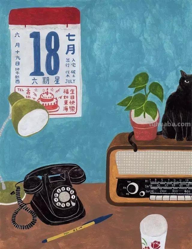 浓郁的生活气息插画，让人泪奔，生活小细节，往往是最打动人心
