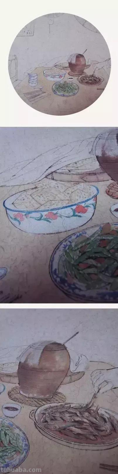 浓郁的生活气息插画，让人泪奔，生活小细节，往往是最打动人心