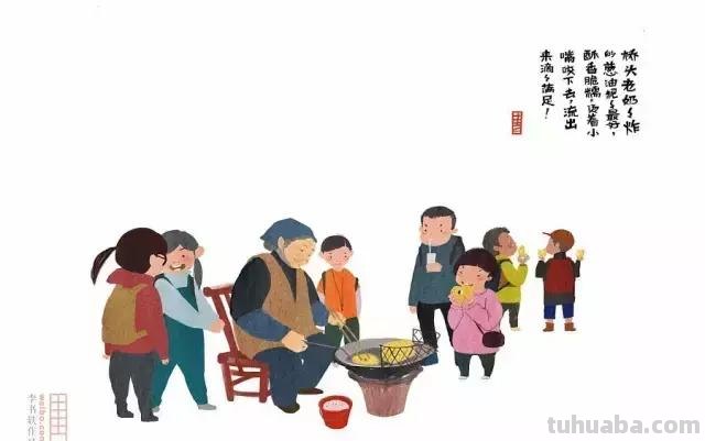 浓郁的生活气息插画，让人泪奔，生活小细节，往往是最打动人心