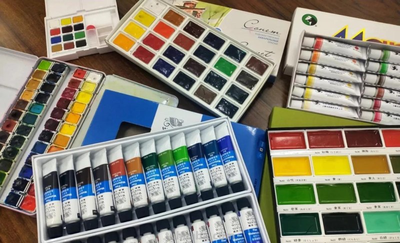 水彩入门：水彩工具