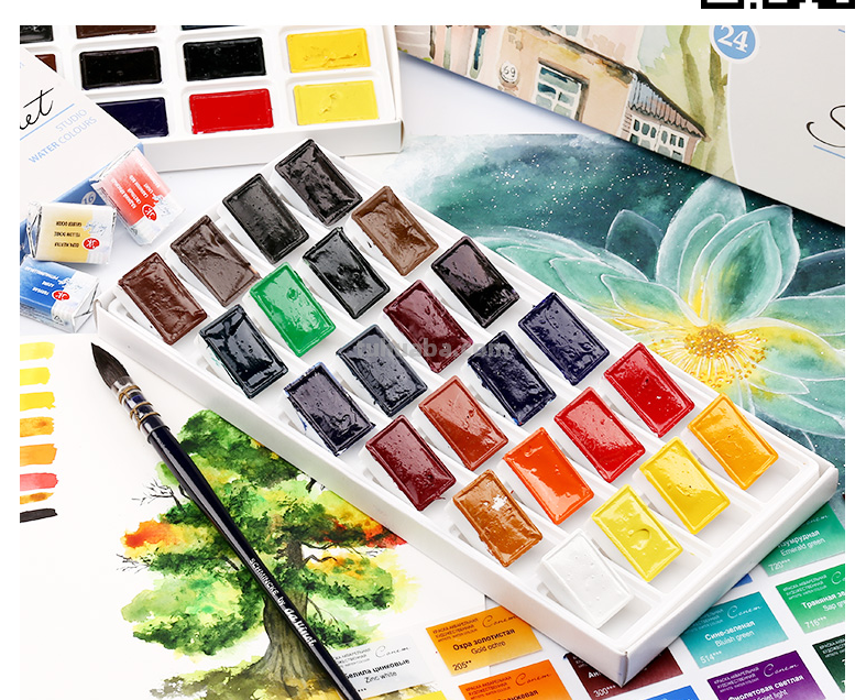 零基础自学水彩需要准备哪些工具？看哪些素材？