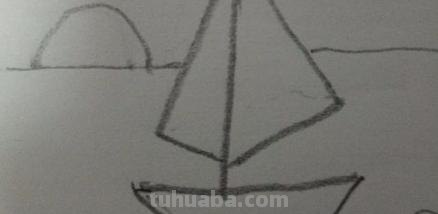 帆船怎么画 彩铅颜料（帆船怎么画 彩铅颜料图片）