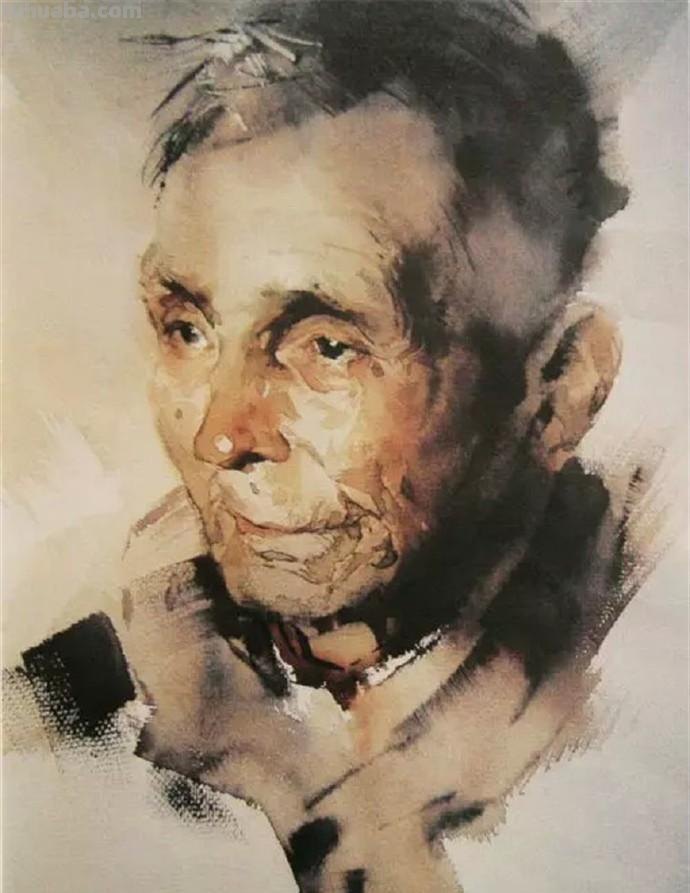 「美术林」一组水彩人物画作品欣赏