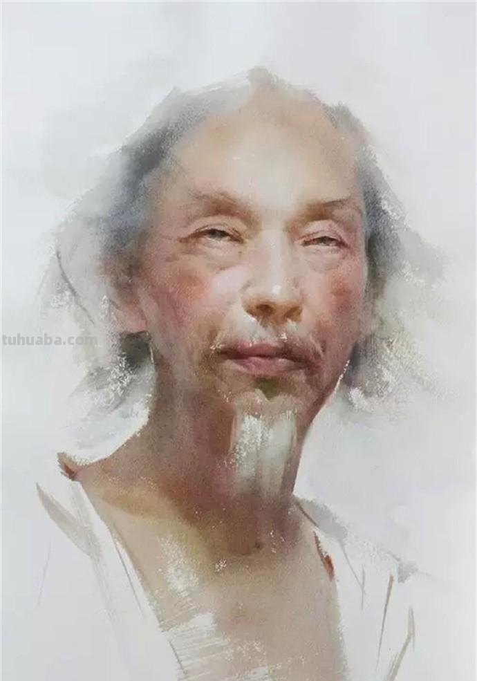 「美术林」一组水彩人物画作品欣赏