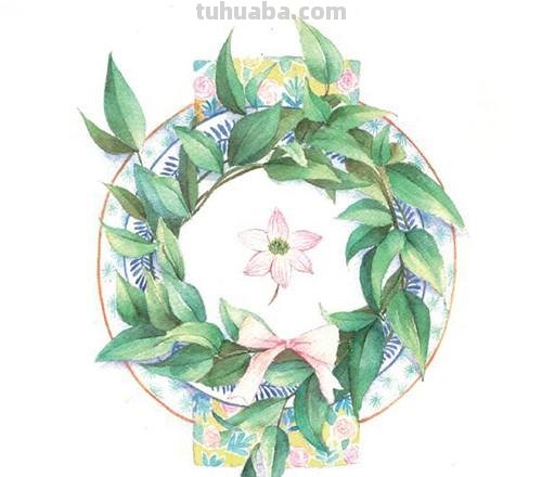 十五张手绘水彩小插画，简单上手易出效果，增加绘画信心