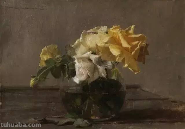 美国当今最著名的花卉静物画家作品欣赏