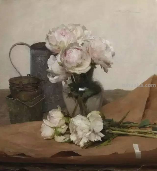 美国当今最著名的花卉静物画家作品欣赏