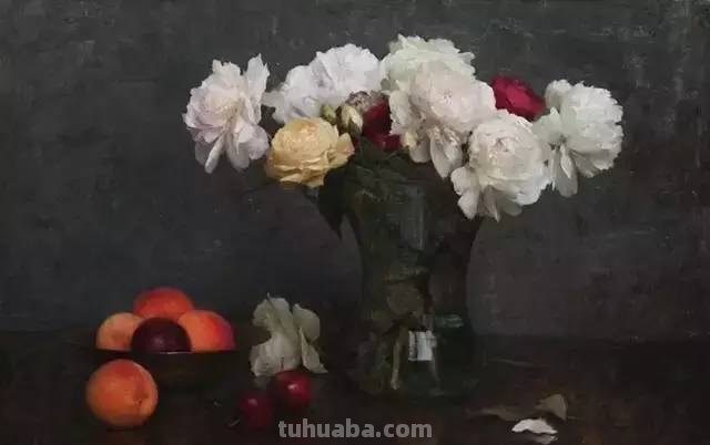 美国当今最著名的花卉静物画家作品欣赏