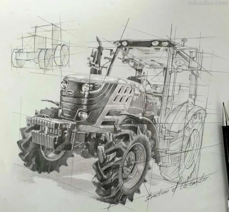 最近很受欢迎的画！韩国画家的结构素描作品高清精选