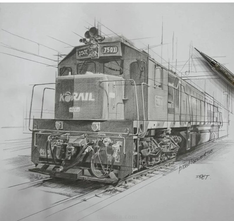 最近很受欢迎的画！韩国画家的结构素描作品高清精选