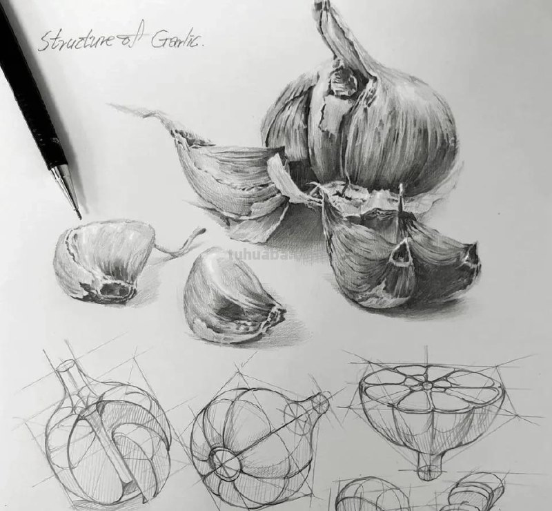 最近很受欢迎的画！韩国画家的结构素描作品高清精选