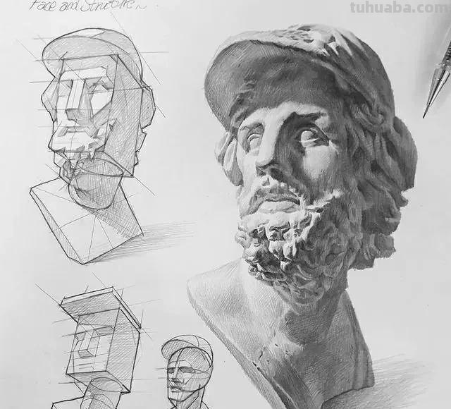 最近很受欢迎的画！韩国画家的结构素描作品高清精选