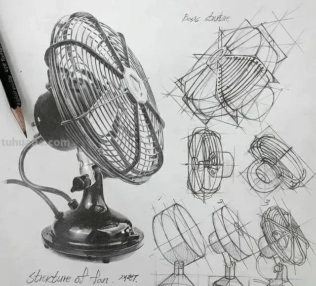 最近很受欢迎的画！韩国画家的结构素描作品高清精选